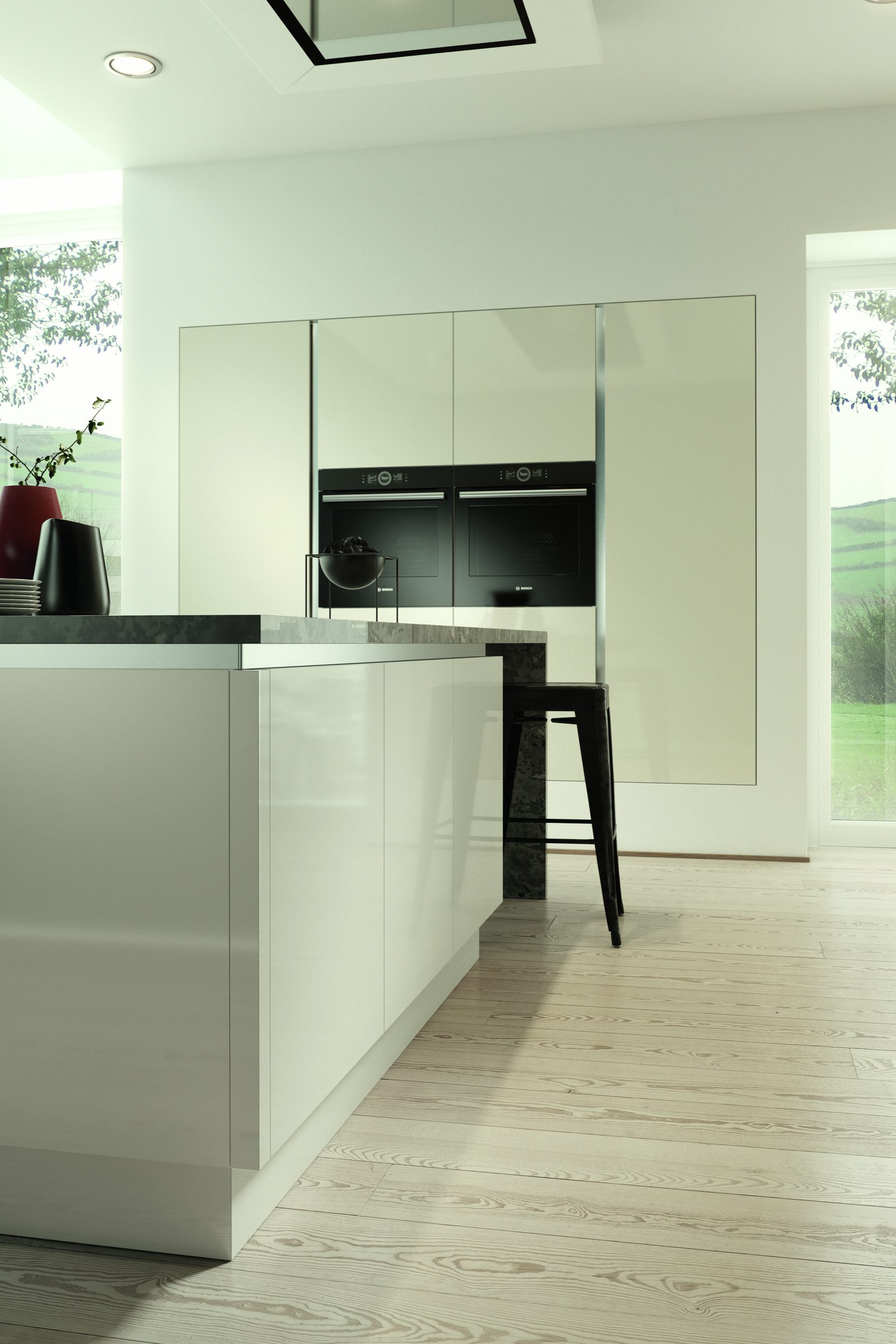 Vivo gloss ivory kitchen style
