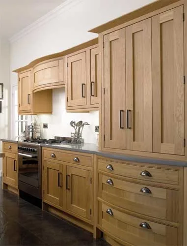 Solid oak kitchen installation in Broxbourne